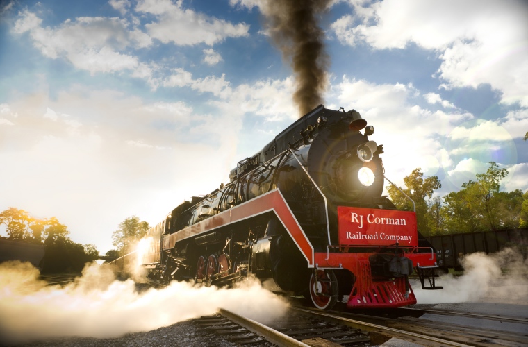 R. J. Corman’s Classic Steam “Old Smokey,” has a New Home